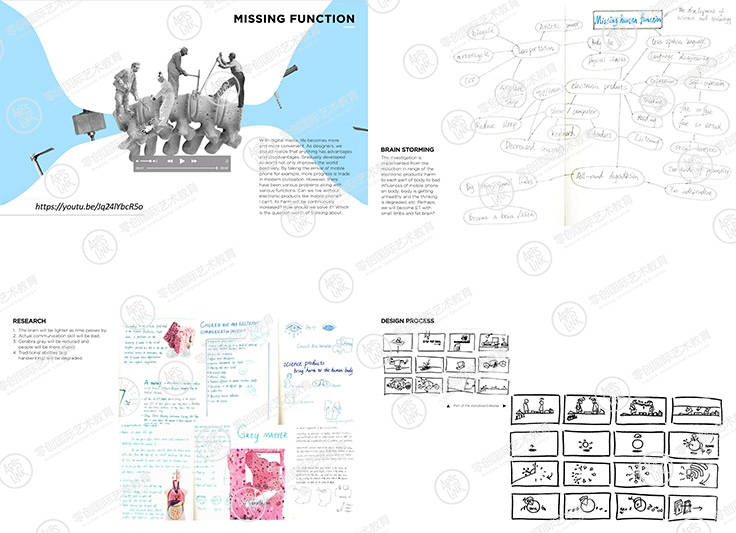 平面设计专业作品集，拿到金斯顿大学offer作品集